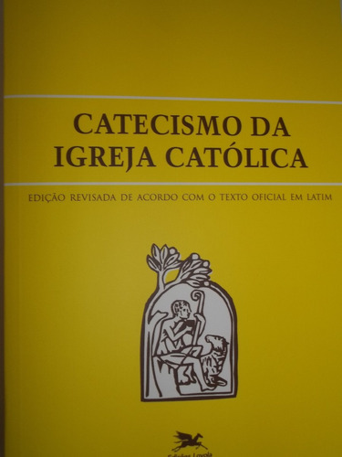 Livro Catecismo Da Igreja Católica Tamanho Grande Loyola