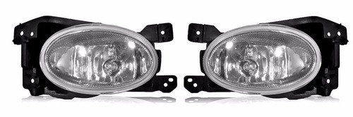 Imagem 3 de 5 de Kit Farol De Milha Honda City 2012 2013 2014 Moldura Cromada