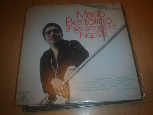 Mario Bertolino - Vinilo Sings Songs Of Naples - Orq. Roma