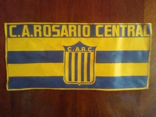 Antigua Bandera Banderin Rosario Central 40x18 Cm