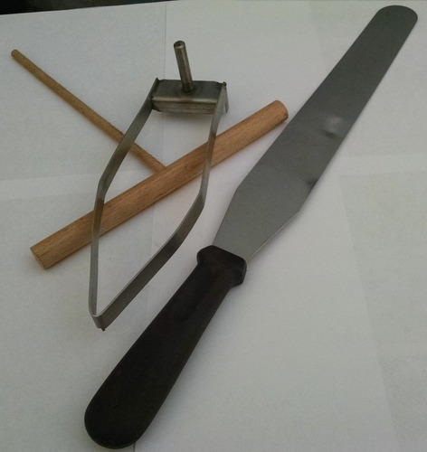 Crepas Esparcidor Triangulo Paquete Dos Espatulas