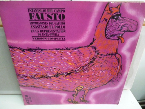 Virgilio Exposito Estanislao Del Campo Fausto Vinilo Arg