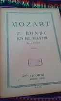 Comprar Mozart Rondo En Do Mayor Partitura Envios Mdq