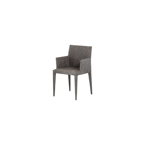 Silla De Comedor Modrest Medford Modern Grey Fabric