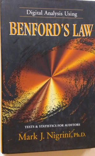 Benford's Law Test & Statistics For Auditor Mark Nigrini C58