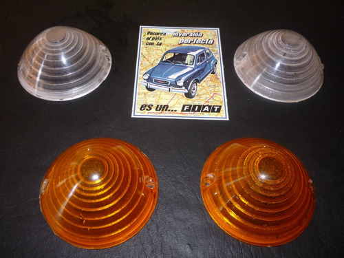 Acrilicos De Fiat 600 Modelo D, E (base De Aluminio)