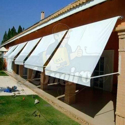 Lona Branca Vinil Pvc 30x1,57 Toldo Tenda Super Resistente