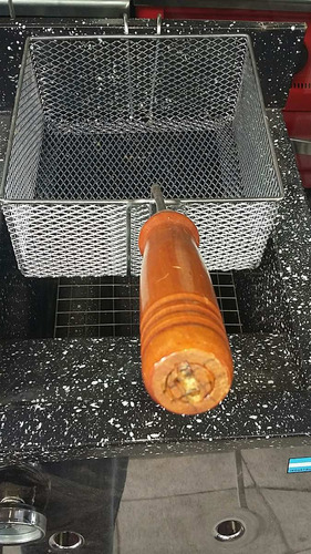 Imagen 4 de 5 de Freidora A Gas Tecnocalor 18 Lts Acero Inox Bacha Enlozada
