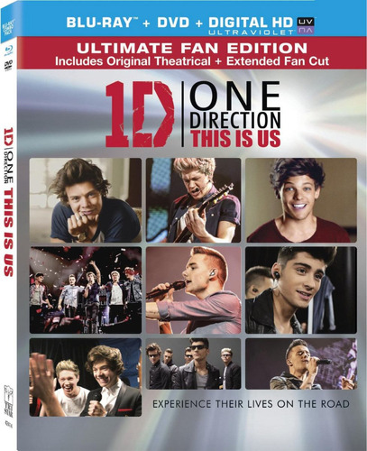 One Direction - This Is Us - Combo Blu-ray / Dvd Original