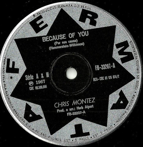 Chris Montez      Because Of You - Elena    Simple Brasilero