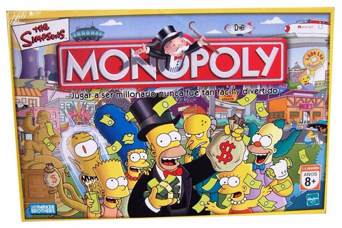 Juego Monopoly De Los Simpsons Original De Hasbro