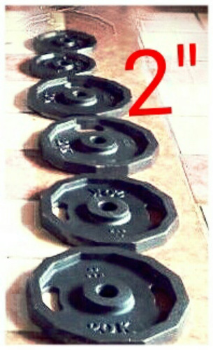 Paquete De 40 Kg Pesas Para Barras Y Mancuernas Como Ocupes