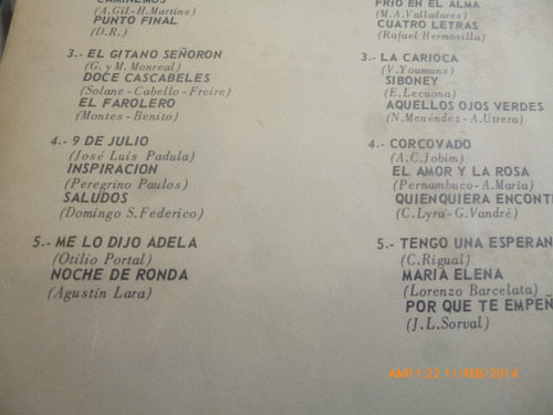 Vinilo Lp De Hugo Ramirez En Casa Vol 4 (u820