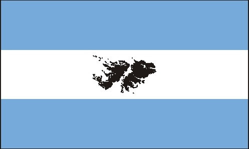 10 Banderas De Malvinas 90 X 150cm Oficial Refuerzo Y Sogas