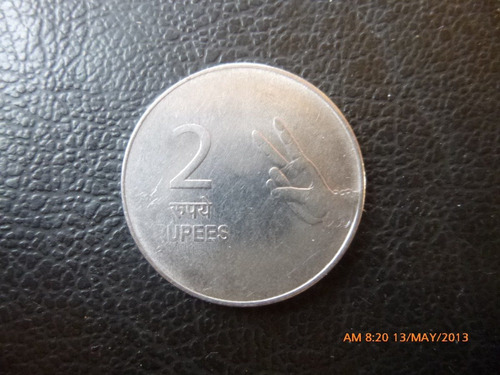 Moneda India 2 Rupias 2010 (x834