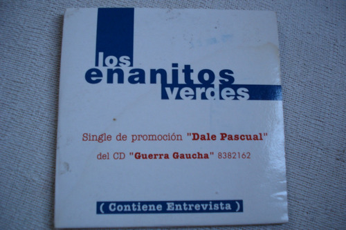 Cd Single Los Enanitos Verdes Dale Pascual