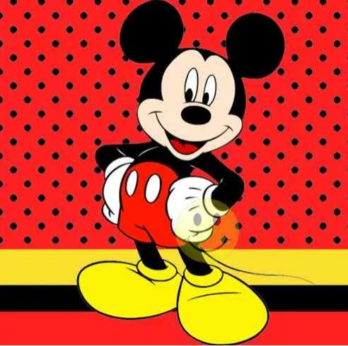 Kit Imprimible Mickey Mouse - Rojo Y Negro