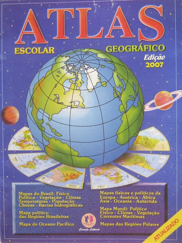 Imagem 1 de 2 de Atlas Escolar Geográfico Edição 2007