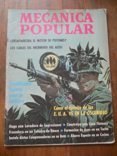 Revista Mecanica Popular. Abril 1969.-