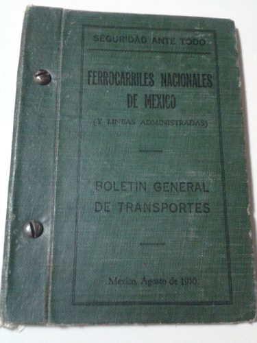 Boletín General De Transportes (ferrocarriles De Mex/1930)