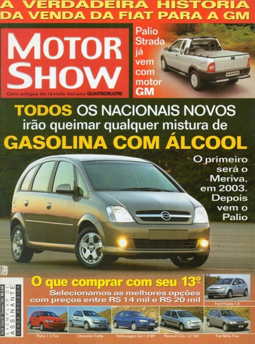 Motor Show Nº237 Fiat Strada Mille Fiesta Celta Clio Palio