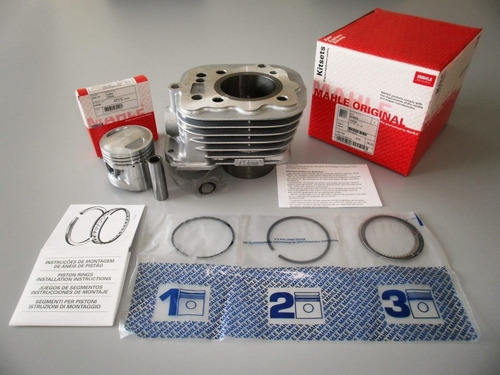 Kit Completo Cilindro + Piston Mahle Honda Titan 150 Bross