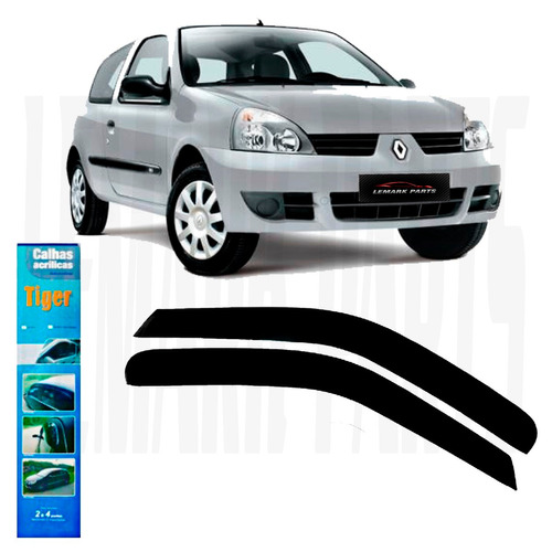 Calha De Chuva Tiger Renault Clio 2 Portas 04 A 14 Show D+