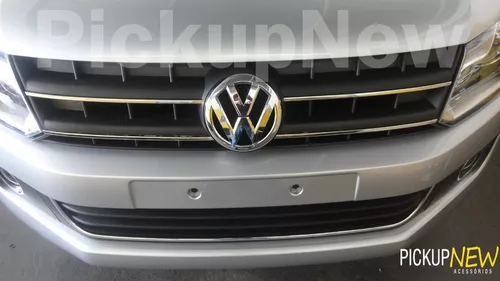 Friso Esquerdo Grade Superior Radiador Vw Amarok - Volkswagen