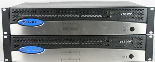 Amplificador Crown Dual 1500w A 4 Y 2 Ohms Y 70v, Cts3000