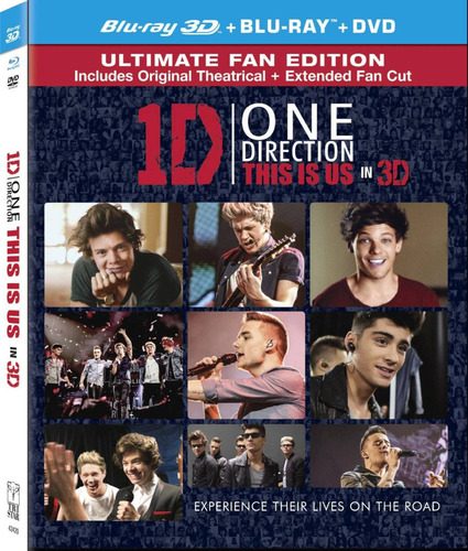 One Direction - This Is Us Combo Blu-ray 3d / Blu-ray / Dvd