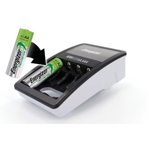 Energizer Recarga Valor Cargador Con 4 Aa Nimh Recargables P