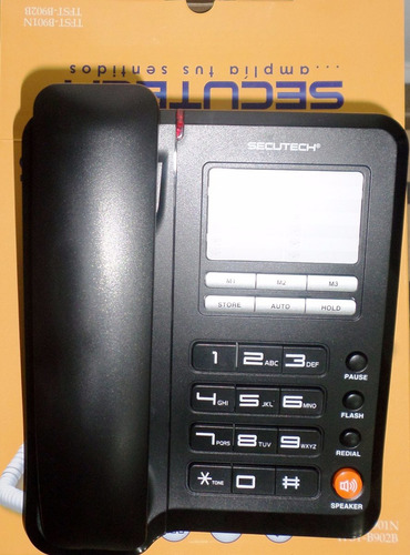 Telefono Secutech Mesa Economico Blanco O Negro