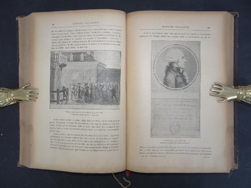 Ano 1901 - História Socialista - Jean Jaurès - A Constituinte - A Convenção - Revolução Francesa - Thermidor - Governo Revolucionário - 5 Volumes (Usado)