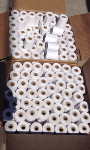 Imagen 5 de 5 de Rollos De Papel Termico 50mmx45 P/ Imp. Zebra Imz-220 C/50
