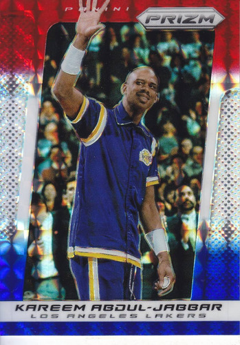 2013-14 P Prizm 3color Mosaic Refractor Kareem Abdul Jabbar