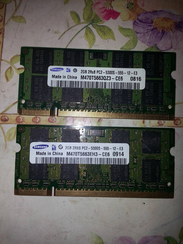 Memoria Ddr2  2gb Notebook