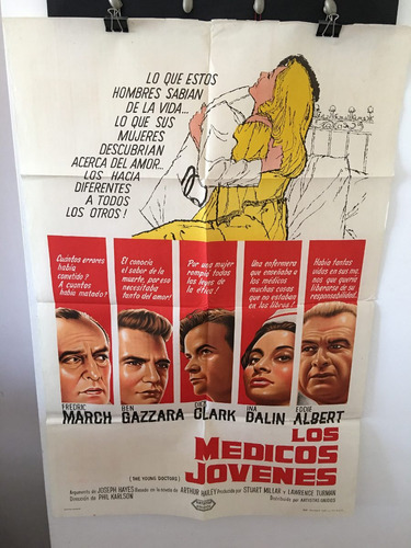 Afiche De Cine Original - Los Medicos Jovenes