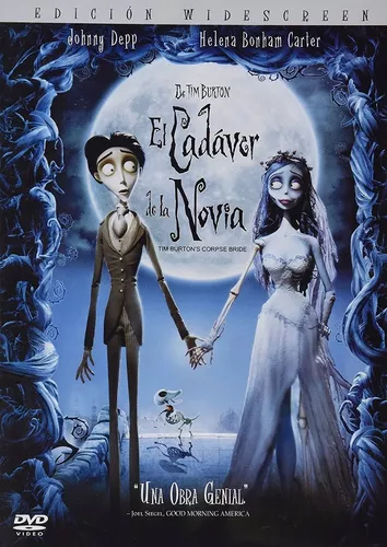 El Cadaver De La Novia Tim Burton Pelicula Original Dvd