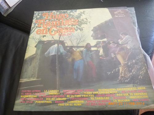 Vinilo Lp De Hugo Ramirez En Casa Vol 4 (u820