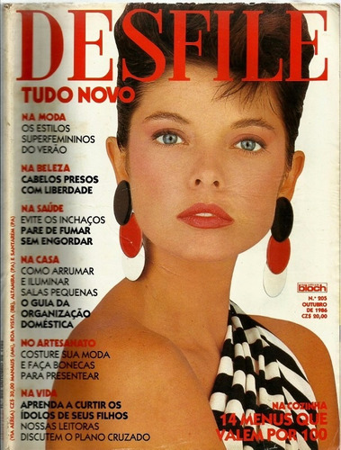 450 Rvt- Revista 1986- Desfile 205 Out Marjorie Andrade Moda