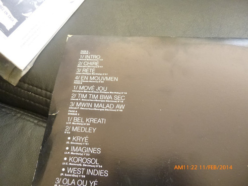 Vinilo Lp Doble De Kassav ' Au Zenith (xx52 (Usado)