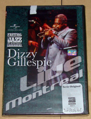 Dizzy Gillespie Live In Montreal Dvd Nuevo Sellado / Kktus