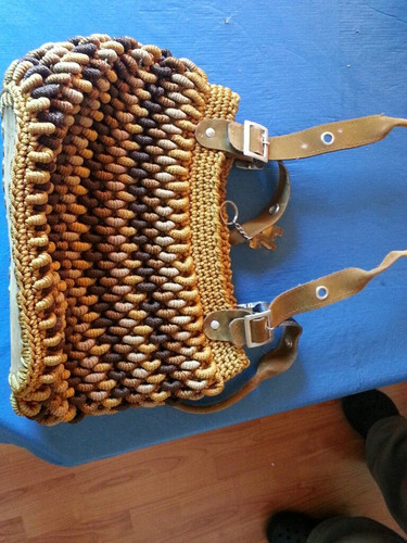 Cartera Macrame Importada