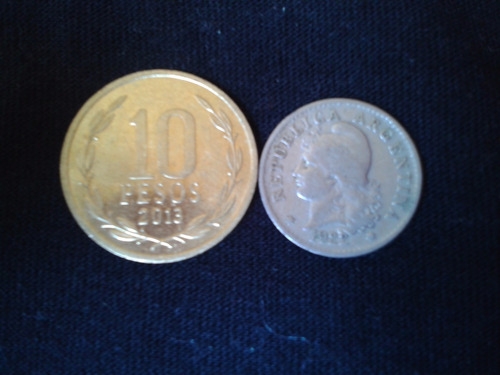 Moneda Argentina 5 Centavos Niquel 1922 (ca05)