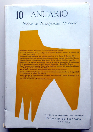 Anuario Instituto De Investigaciones Históricas