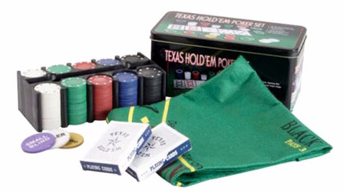 Imagen 4 de 6 de ¡ Set De Poker Tipo Casino Texas Hold Fichas Paño Cartas !!