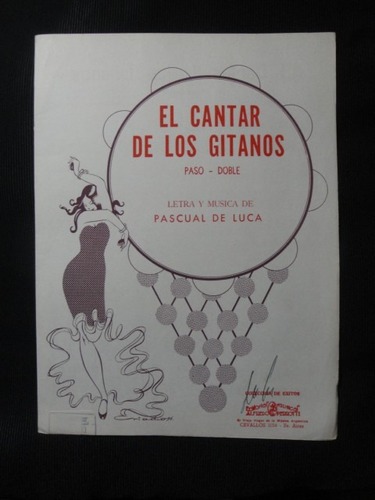 Partitura Pascual De Luca - El Cantar De Los Gitanos