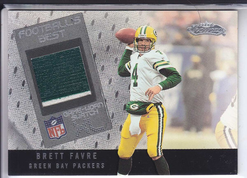 2002 Fleer Showcase Prime Jersey Brett Favre Packers