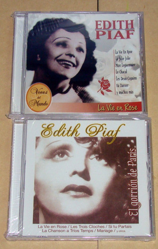 Edith Piaf La Vie En Rose Y El Gorrion De Paris 2 Cd   / Kkt