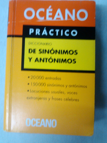 Diccionario De Sinonimos Y Antonimos Oceano